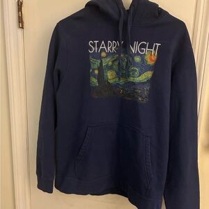 The Starry Night Vincent Van Gogh Hoodie in Size Medium